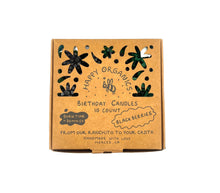 Load image into Gallery viewer, Box of birthday candles shaped like blackberries
