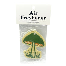 Load image into Gallery viewer, Air freshener pack shaped like a mushroom and called &#39;Morning Mist&#39;
