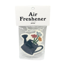 Load image into Gallery viewer, Air freshener pack shaped like a watering can with flowers called &#39;rose&#39;
