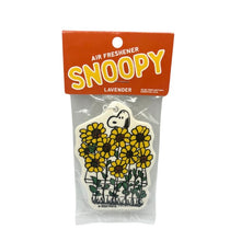 Load image into Gallery viewer, Air freshener pack with snoopy and lavender written on it
